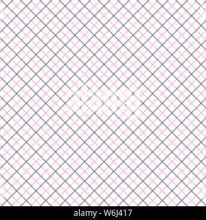 Violet and Blue Tattersall Check Pattern. Men's Shirt Fashion Textile Fabric. Repeating Tile Plaid Pattern. Stock Vector
