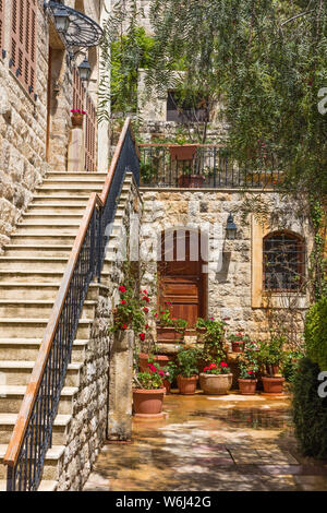 Deir El Qamar in mount Lebanon Middle east Stock Photo