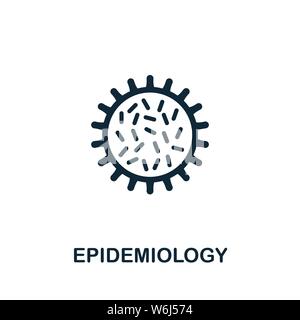 Epidemiology vector icon symbol. Creative sign from science icons collection. Filled flat Epidemiology icon for computer and mobile Stock Vector