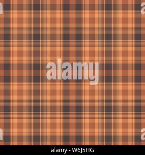 Tartan Pattern Dark Blue and Orange . Texture for plaid, tablecloths, clothes, shirts, dresses, paper, bedding, blankets, quilts and other textile pro Stock Vector