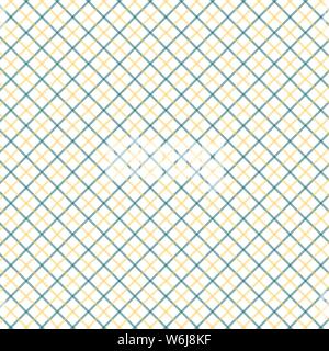 Green and Yellow Tattersall Check Pattern. Men's Shirt Fashion Textile Fabric. Repeating Tile Plaid Pattern. Stock Vector
