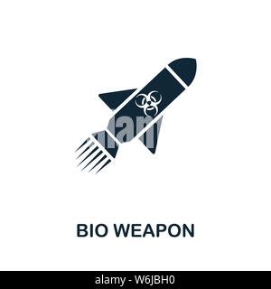 Bio Weapon vector icon symbol. Creative sign from science icons collection. Filled flat Bio Weapon icon for computer and mobile Stock Vector