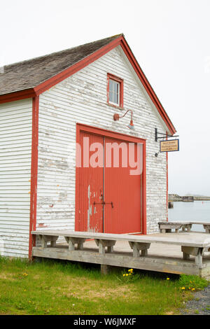 Salt Store, Ryan Premises National Historic Site, Bonavista, Newfoundland and Labrador, Canada Stock Photo