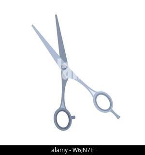 Cartoon open scissors Stock Vector