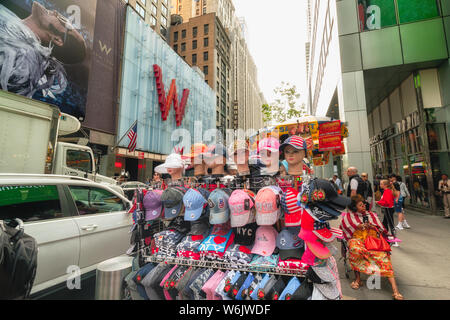 New York City/USA - May 25, 2019 Street Vending, New York City. Street Scene, Midtown Manhattan. Tourism, City Life Stock Photo
