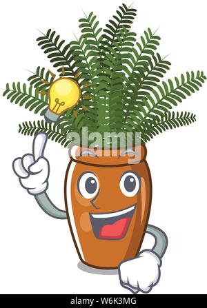 Have an idea baston stem spreads on cartoon stem Stock Vector