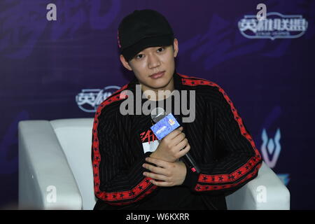 --FILE--Chinese rapper Wang Hao, better known as PG One, poses during ...