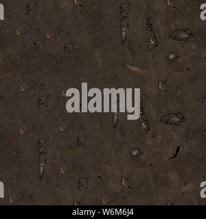 Luxury natural dark brown marble texture. Seamless square background, tile ready. High resolution photo. Stock Photo