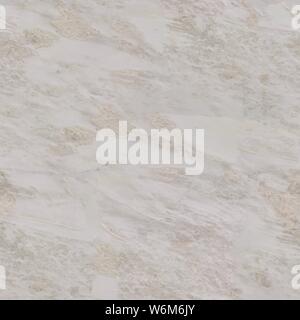Close up of white marble texture. Seamless square background, tile ready. High resolution photo. Stock Photo