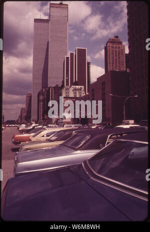 The Newly Constructed Towers of the World Trade Center Seen From