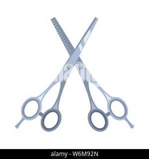 Cartoon pair of scissors Stock Vector