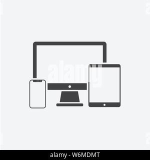Server Data Exchange glyph icon. Monochrome style design simple element. Black color server data exchange icon for web and mobile. Computer collection Stock Vector