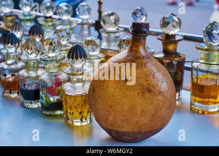 India, Delhi, New Dehi, perfume shop Stock Photo