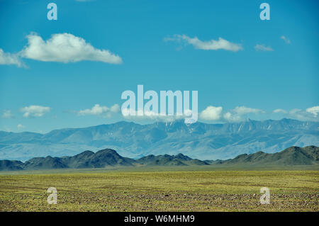 Mountain plateau in the area Zavkhan River,  river in the Govi-Altai Mongolia Stock Photo