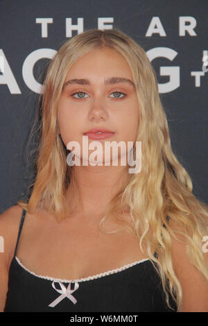 Emily Skinner 08/01/2019 “The Art of Racing in the Rain” Premiere held at the El Capitan Theatre in Hollywood, CA Photo by Kazuki Hirata/HollywoodNewsWire.co Credit: Hollywood News Wire Inc./Alamy Live News Stock Photo