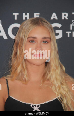 Emily Skinner 08/01/2019 “The Art of Racing in the Rain” Premiere held at the El Capitan Theatre in Hollywood, CA Photo by Kazuki Hirata/HollywoodNewsWire.co Credit: Hollywood News Wire Inc./Alamy Live News Stock Photo