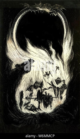 demonic illustration art Stock Photo