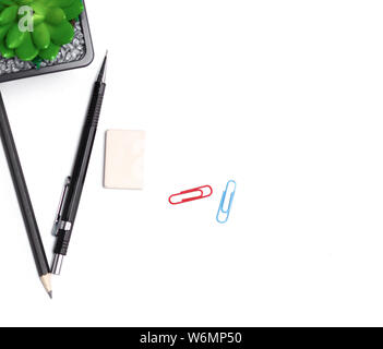 encils and get by on your desktop. Stock Photo