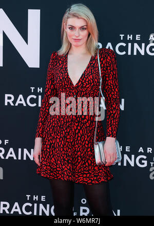 Hollywood, United States. 01st Aug, 2019. HOLLYWOOD, LOS ANGELES, CALIFORNIA, USA - AUGUST 01: Lola Lennox arrives at the Los Angeles Premiere Of 20th Century Fox's 'The Art Of Racing In The Rain' held at the El Capitan Theatre on August 1, 2019 in Hollywood, Los Angeles, California, United States. (Photo by Xavier Collin/Image Press Agency) Credit: Image Press Agency/Alamy Live News Stock Photo