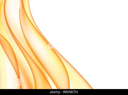 Soft abstract wavy background. Stock Vector