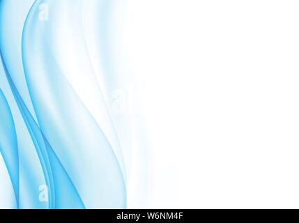 Soft abstract wavy background. Stock Vector