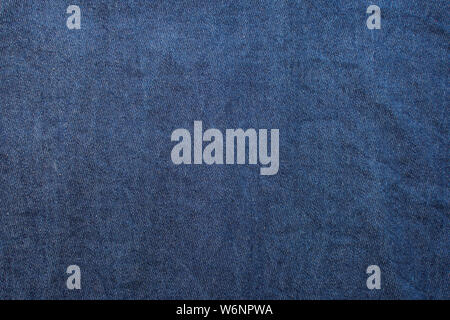 Navy blue garment fabric texture. Stock Photo