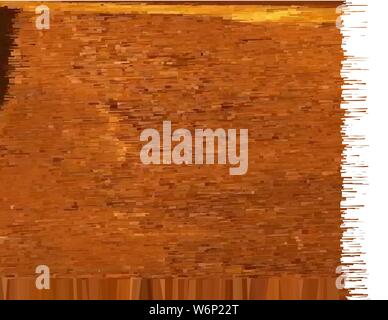 Abstract silken brown background with smooth and flowing lines Stock Vector