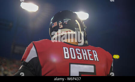 August 1st, 2019: Matt Bosher #5 during the Atlanta Falcons vs Denver ...