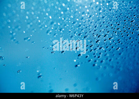 Abstract with glass and water droplets Stock Photo