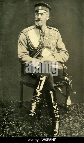 'Grand Duke Nicholas', c1900, (c1920). Portrait of Grand Duke Nicholas Nikolaevich of Russia (1856-1929) who was commander of the Russian armed forces during the First World War until 1915. From &quot;The Great World War - A History&quot; Volume IV, edited by Frank A Mumby. [The Gresham Publishing Company Ltd, London, c1920] Stock Photo