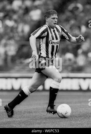 PAUL GASCOIGNE, NEWCASTLE UNITED FC, 1988 Stock Photo