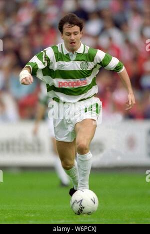 CHARLIE NICHOLAS, GLASGOW CELTIC FC, 1991 Stock Photo