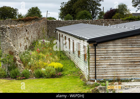 Glamping and farm accommodation at Cloughjordan House in County Tipperary, Ireland Stock Photo