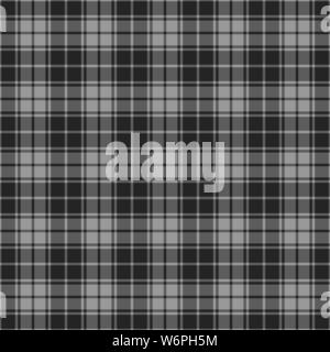 Gray Gingham seamless plaid pattern . Template for your design Stock Vector