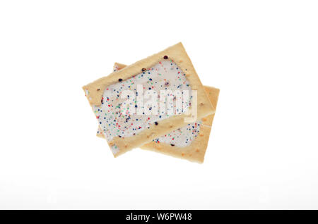 Kellogg’s frosted blueberry Pop-Tarts toaster pastries Stock Photo