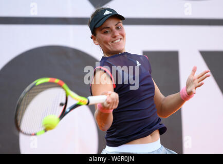 Karlsruhe Rueppurr, Deutschland. 02nd Aug, 2019. Stephanie WAGNER (GER) in action. GES/Tennis/WTA 125k Series Tournament, 02.08.2019 Tennis: WTA Tournament, LIQUI MOLY Open Karlsruhe, August 2, 2019 | usage worldwide Credit: dpa/Alamy Live News Stock Photo