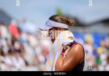 Karlsruhe Rueppurr, Deutschland. 02nd Aug, 2019. Stephanie WAGNER (GER). GES/Tennis/WTA 125k Series Tournament, 02.08.2019 Tennis: WTA Tournament, LIQUI MOLY Open Karlsruhe, August 2, 2019 | usage worldwide Credit: dpa/Alamy Live News Stock Photo