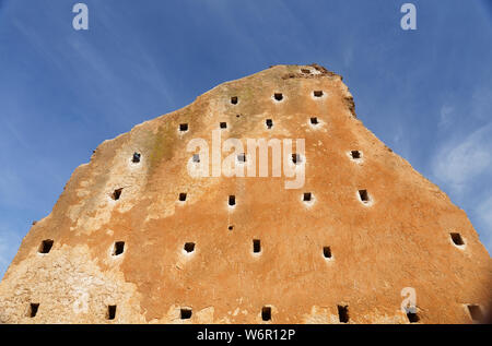 Pillars and an unfinished minaret (Hassan Tower) at the King Mohammed V mausoleum in Rabat, Morocco. Stock Photo