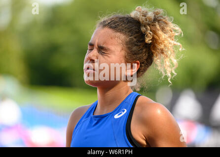 Karlsruhe Rueppurr, Deutschland. 02nd Aug, 2019. Jasmine PAOLINI (ITA). GES/Tennis/WTA 125k Series Tournament, 02.08.2019 Tennis: WTA Tournament, LIQUI MOLY Open Karlsruhe, August 2, 2019 | usage worldwide Credit: dpa/Alamy Live News Stock Photo