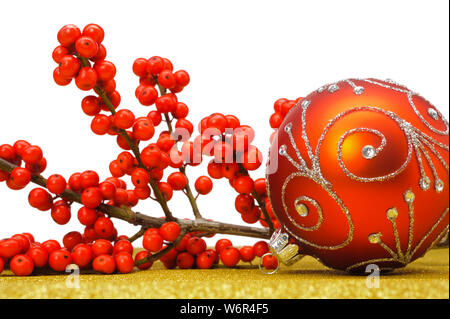 beautiful bauble as christmas decoration Stock Photo