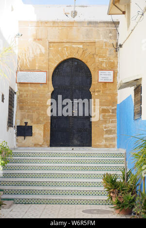 Morocco, Rabat, Casbah des Oudaias (Kasbah of the Udayas Stock Photo ...