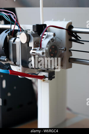 Working 3d printer Stock Photo