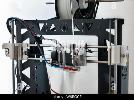 Working 3d printer Stock Photo