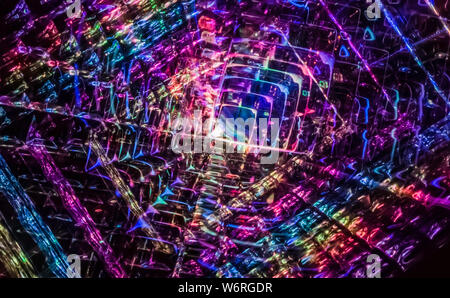 Abstract image of Quantum Dimensions in fractured time Stock Photo