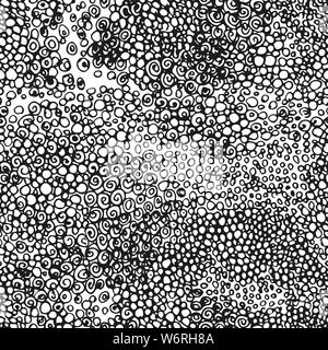 Seamless hand drawn doodle graphic pattern. Made in vector Stock Vector