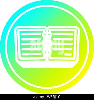 note book circular icon with cool gradient finish Stock Vector Image ...