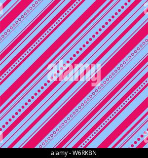 Abstract colorful diagonal striped background. Vector seamless pattern Stock Vector