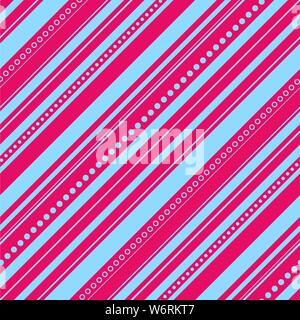 Abstract colorful diagonal striped background. Vector seamless pattern Stock Vector
