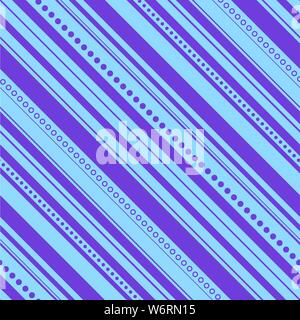 Abstract colorful diagonal striped background. Vector seamless pattern Stock Vector