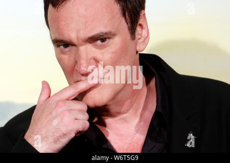 Roma, Italia. 02nd Aug, 2019. Quentin Tarantino Rome August 2nd 2019. Premiere of the film 'Once Upon a Time in Hollywood' Foto Samantha Zucchi Insidefoto Credit: insidefoto srl/Alamy Live News Stock Photo